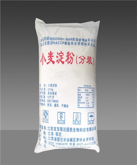 小麦淀粉 用于河粉、面包、糕点、馅料等食品的生产加工